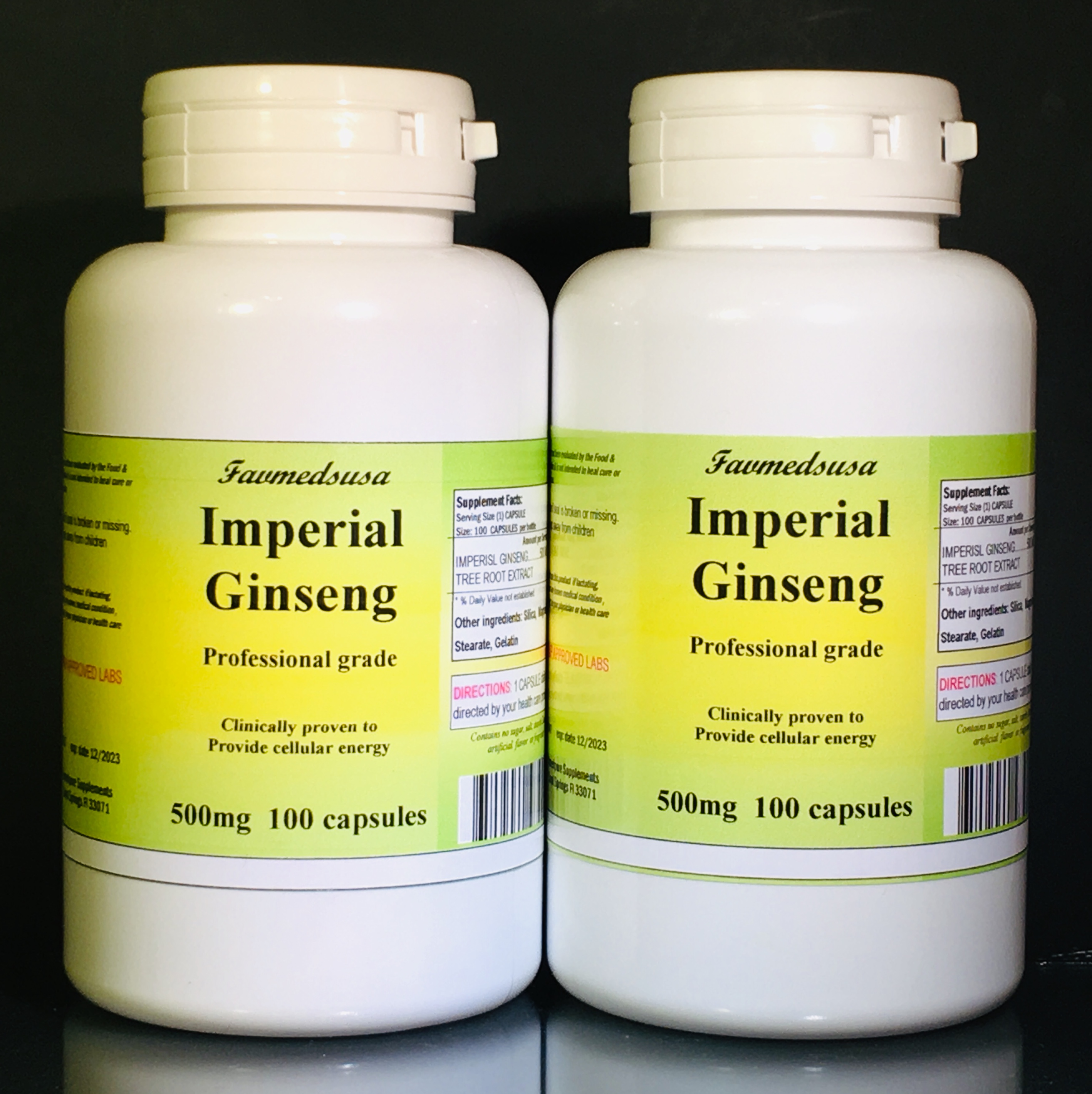 Imperial Ginseng + Saw Palmetto - 200 (2x100) capsules